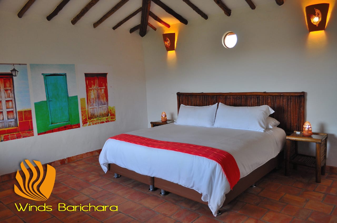 Cabaña para parejas Barichara, Santander, Colombia Hospedajes Campestres 